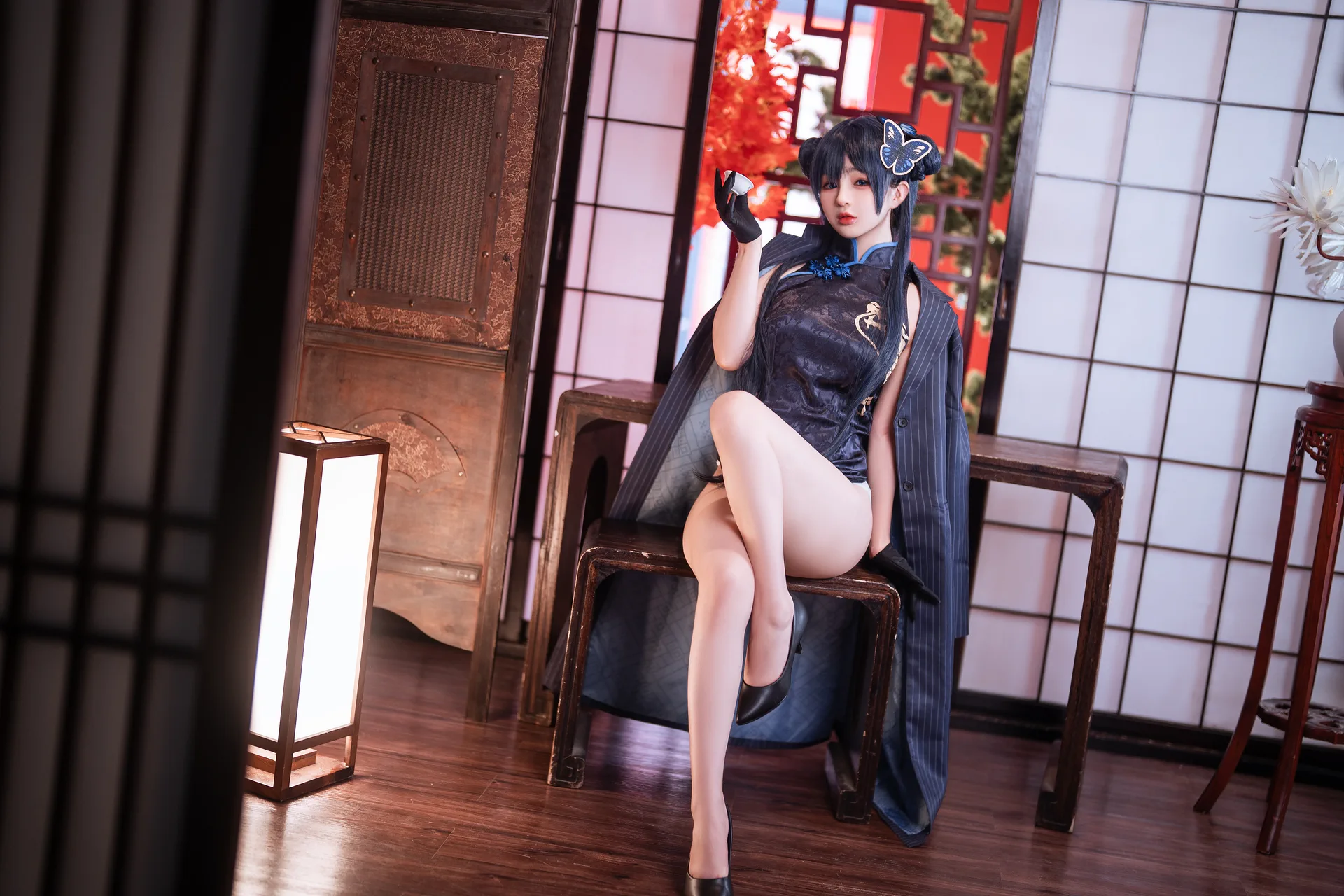 桜井宁宁 NO.083 碧蓝航线 妃咲 Cosplay 图集 [40P]
