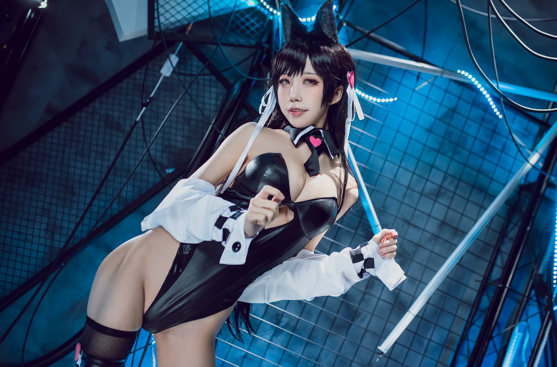 水淼 NO.047 碧蓝航线 爱宕 同人机车 Cosplay 图集