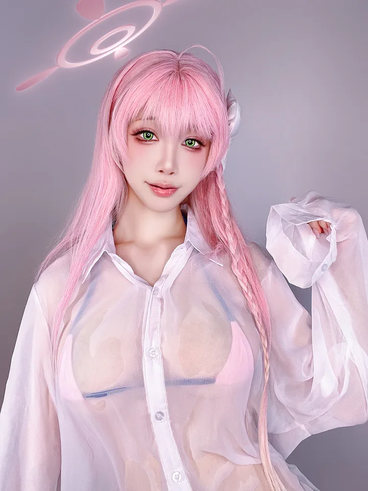水淼Aqua 浦和花子 泳装Cosplay图集