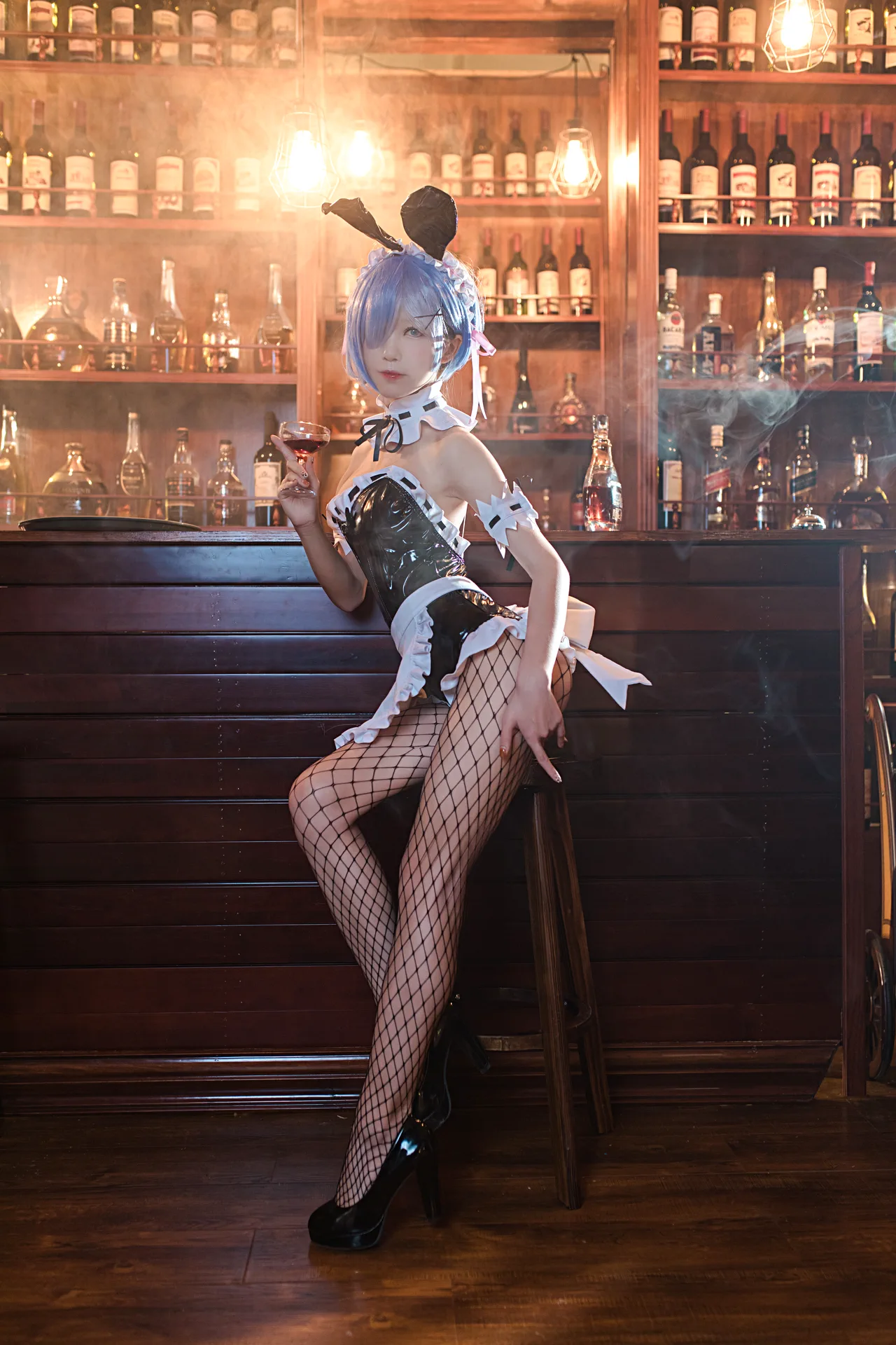 水淼 NO.021 蕾姆兔女郎 Cosplay 图集